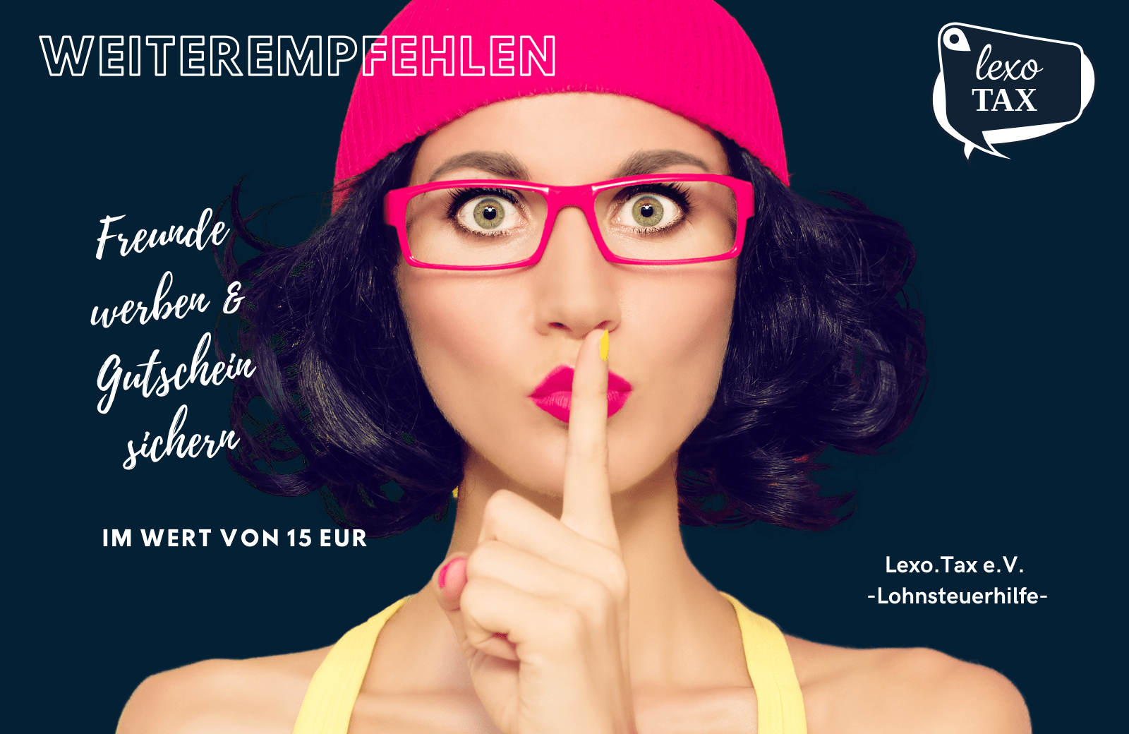 Mitglieder werben Mitglieder Banner Lexo.Tax